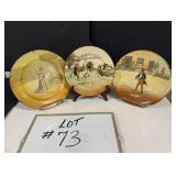 (3) Royal Doulton Collector Plates