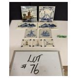 (9) Ceramic Tiles - Delft, Mosa, KLM