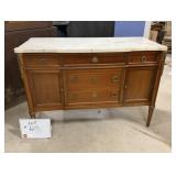 Louis XVI Marble Top Sideboard