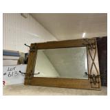 Quarter Sawn Oak Bevelled Hall Mirror