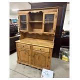 Stepback Glazed Top Cupboard