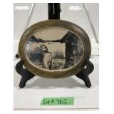 Signed Plaque- Hilding Engstrom- Sweeden