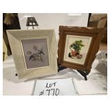 (2) Framed Needlework Pictures