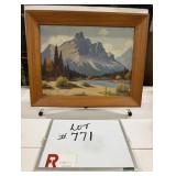 Unsigned Oil on Board