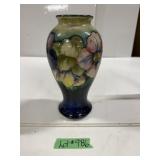 William Moorcroft Cobalt Blue Vase - Damaged