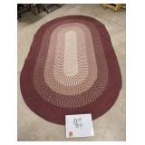 5ft x 8ft Oval Braided Rug