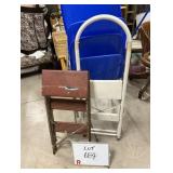 (2) Fold Up Step Ladders