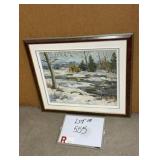 Signed Oil On Board
