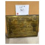 Metalic Design Etching - 'Golden Devil'