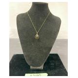 16' Amsel Gold Plated Chain & Pendant