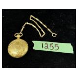 Caravelle Swiss Made Pocket Watch & Fob