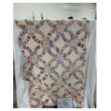 'Double Wedding Ring' Quilt - 72' x 88'