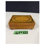 Inlaid Wood Music Box