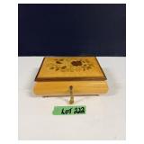 Inlaid Wood Italian Music Box