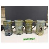 (4)Wade Irish Porcelain Tankard