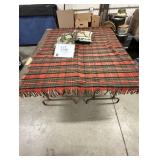 Royal Stewart Tartan Blanket & (2) Pillows