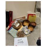 Kitchenware Lot - Bowls, Knives & More