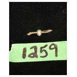 10K Gold Cameo Pin
