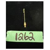 14K Gold Stick Pin