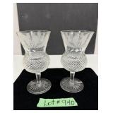(2)Signed Edinburgh'Thistle' 6 1/2' H WineGlasses