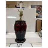 Moorcroft Pottery Flambe Lamp