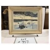 Signed Oil on Board- Jack Young