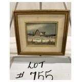 Signed Water Colour- J.M Robinson