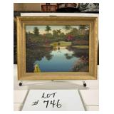 Signed Oil on Board- Janey Poapst  '81