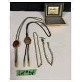 2 Watch Fobs, 2 Bolo Ties