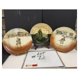 (3) Royal Doulton Collector Plates - 10 1/2' Diam.