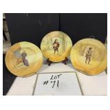 (3) Royal Doulton Collector Plates - 10 1/2' Diam.