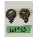 2 Scottish Clan Campbell Crest/ Badges