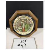 Framed Royal Doulton Collector Plate