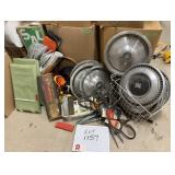 Misc. Lot - Hub Caps, Grease Gun & More