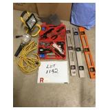 Misc. Tool Lot - Levels, Trouble Light & More