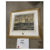 Framed Numbered Print - A.J. Casson