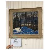 Signed Oil On Board - Les Tibbles '87