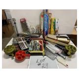 Kitchenware Lot- Knives, Grates, & More