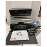 Electronic Component Lot - VCR,DVD, Cassette Deck