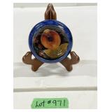 Unsigned Moorcroft Cobalt Blue Dish