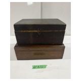 (2) Wooden Cases