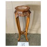 Carved Wood Chinese Stand
