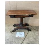 Walnut Pedestal Table