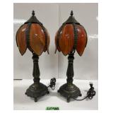Pair Of Art Noveau Style Table Lamps
