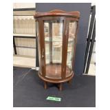 Miniature Round Front China Cabinet Showcase