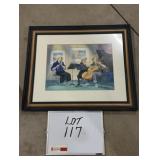 Signed Framed Water Colour - Al Kieran
