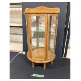 Miniature Round Front China Cabinet Showcase
