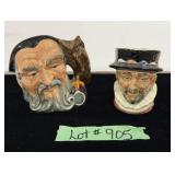 (2) Royal Doulton Character Jugs