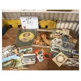 Early Magazine & Post Card Lot