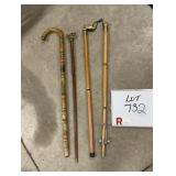 (4) Walking Sticks